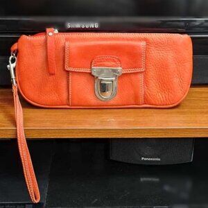 Authentic Roots Vintage Genuine Leather Wallet/ Wristlet Made in Canada